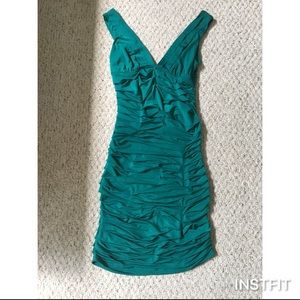Jade/Emerald midi cocktail dress